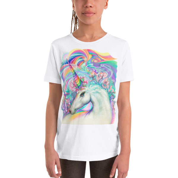 Magical Unicorn Fairy Parade, Youth Short Sleeve T-Shirt