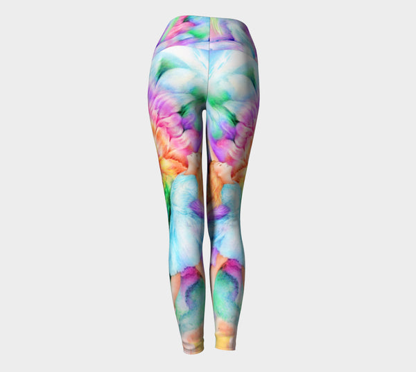 Magical White Wolf High-Waisted Compression Fit Leggings – JoanMarieArt