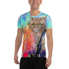 Maine Coon Cat, All-Over Print  Athletic T-shirt