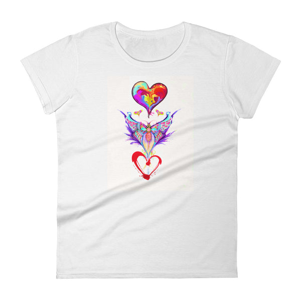 Heart Freedom! Women's short sleeve t-shirt