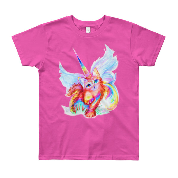 Unikitty Cutie!! For Ages 8-12, Youth Short Sleeve T-Shirt
