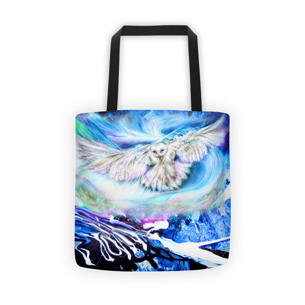 Owl, White Owl Tote bag