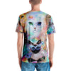 Crazy Cat Lady V-Neck Unisex T-shirt...hand sewn