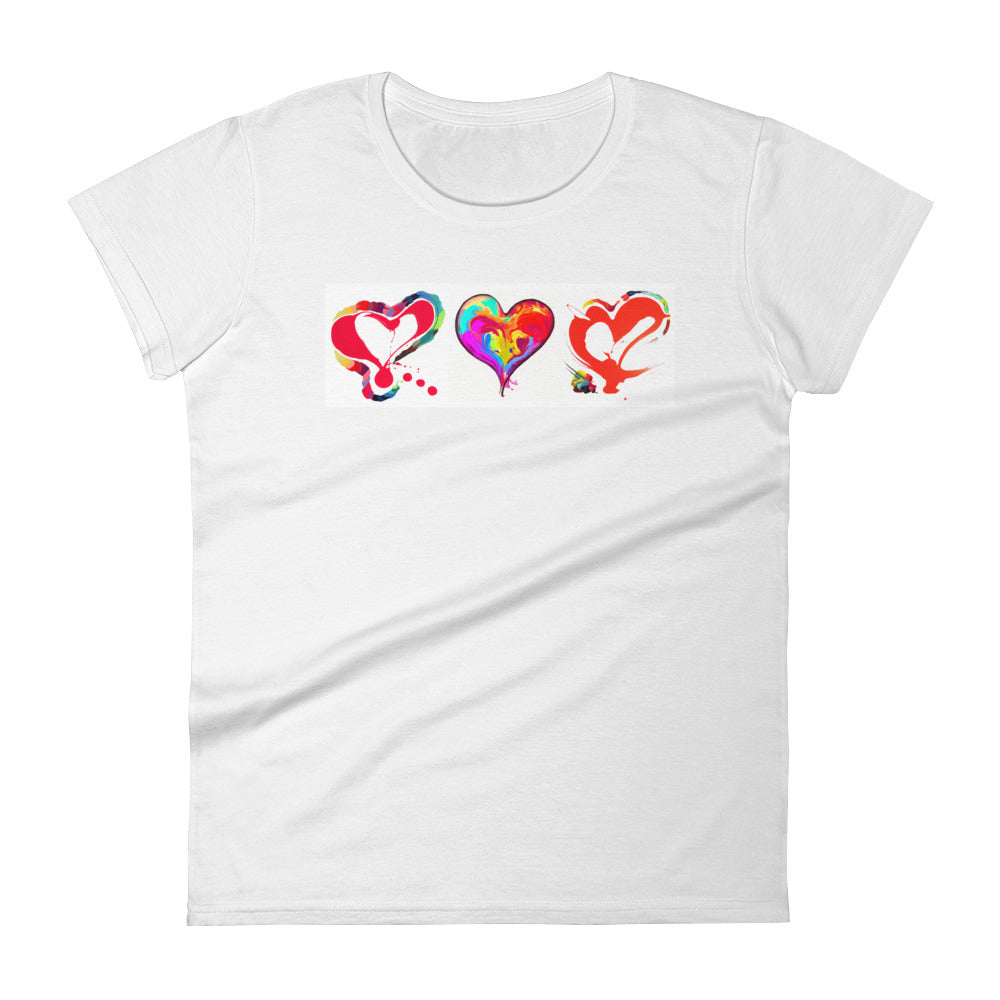 Heart World, Women's short sleeve t-shirt