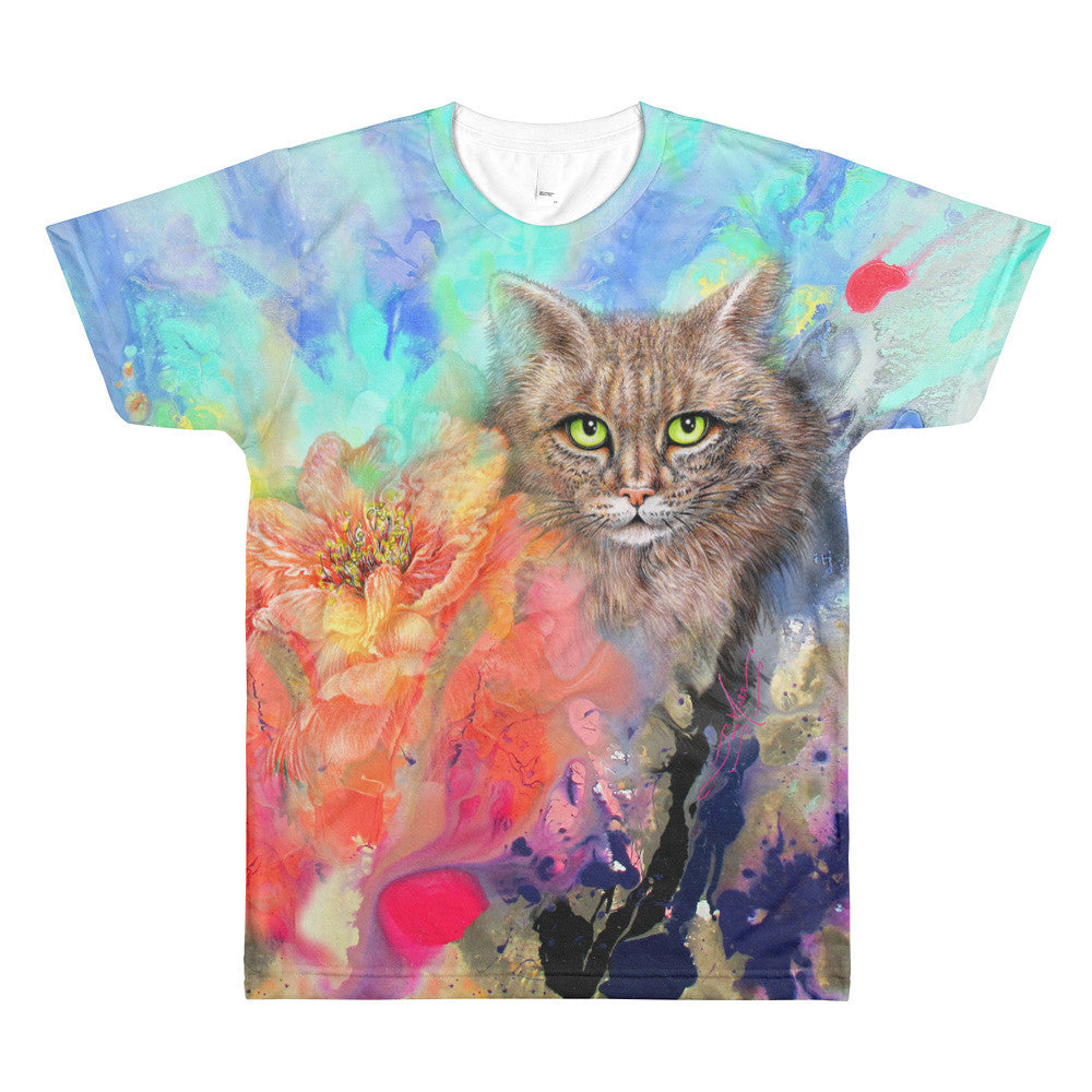 Cat Lover's Maine Coon, Sublimation Unisex crewneck t-shirt