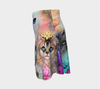 Crazy Cat Lady Flare Skirt