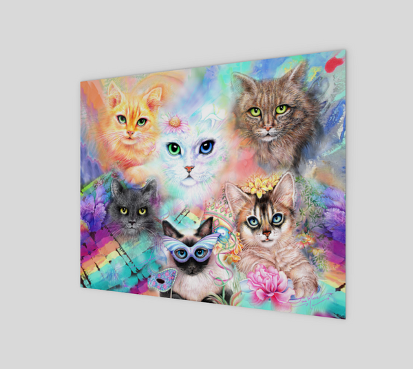 Crazy Cat Lady 8x10 Art Print