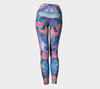 Colorful Fantasy Wolf High-Waisted Leggings